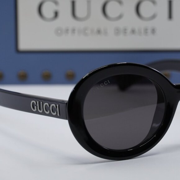 Final Price! Gucci GG1722SA 001 Black Grey Sunglasses - Picture 4 of 11